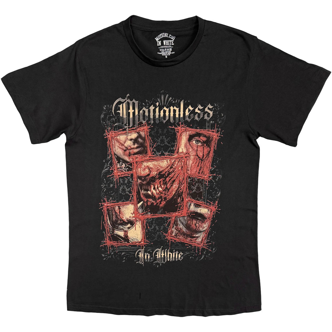 MOTIONLESS IN WHITE Attractive T-Shirt, Torn In Time
