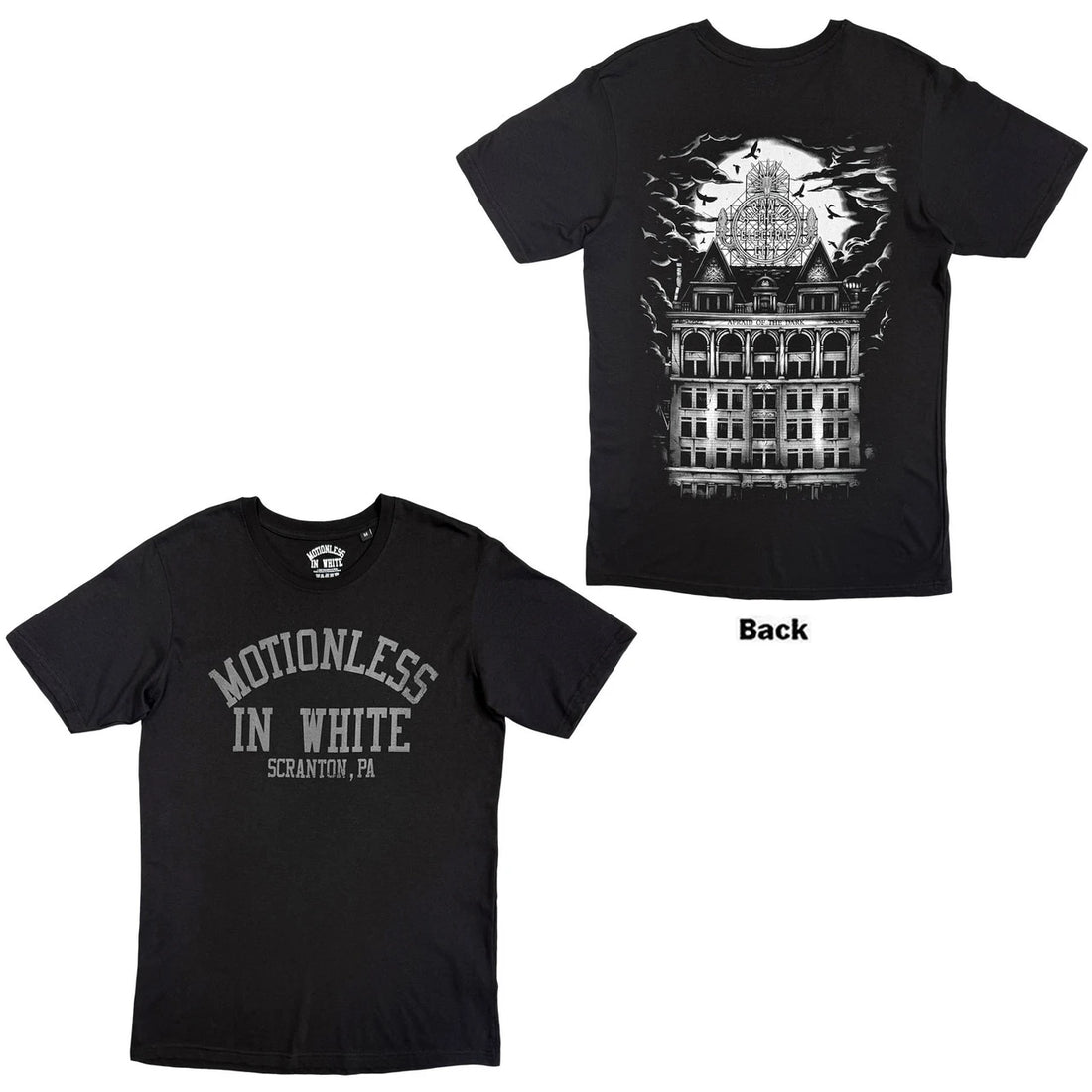 MOTIONLESS IN WHITE Attractive T-Shirt, Afraid Of The Dark