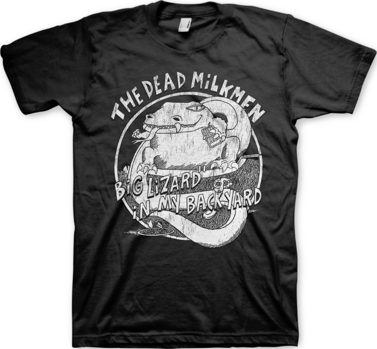 DEAD MILKMEN Powerful T-Shirt, Big Lizard