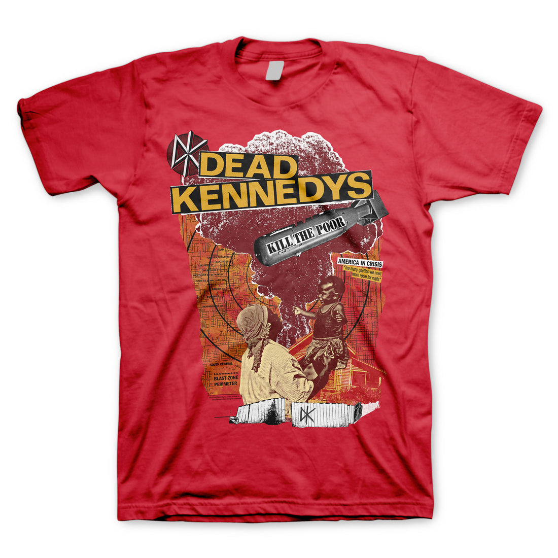 DEAD KENNEDYS Powerful T-Shirt, Kill The Poor