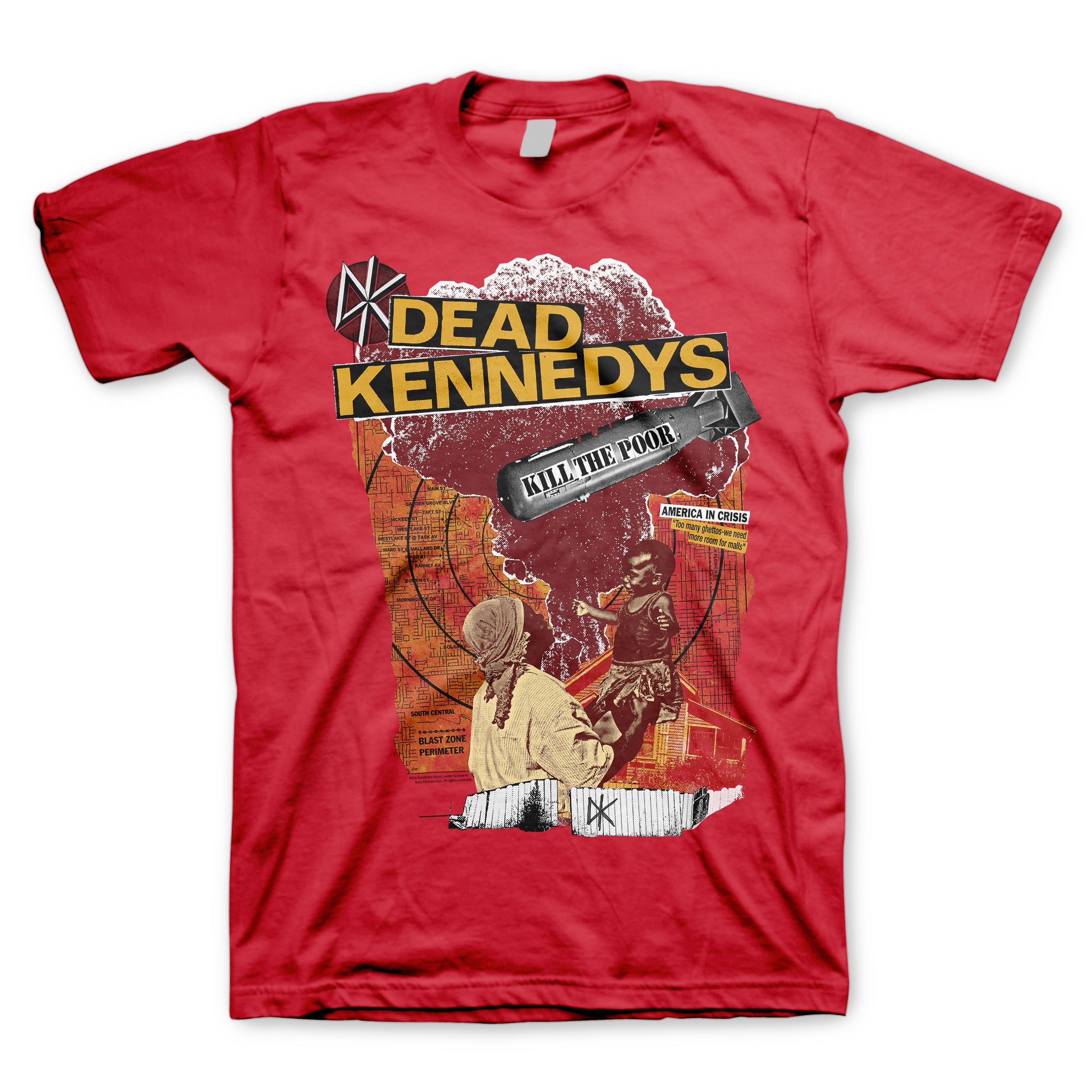 DEAD KENNEDYS Powerful T-Shirt, Kill The Poor
