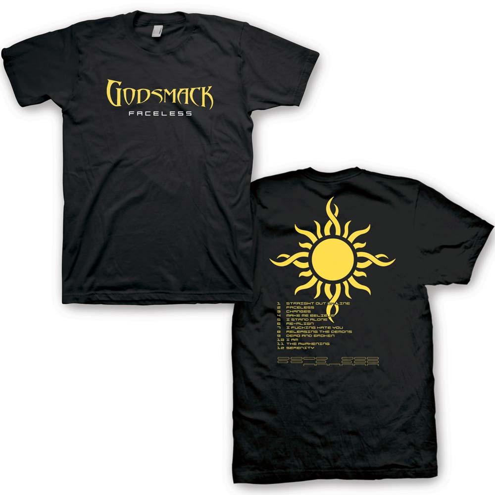 GODSMACK Powerful T-Shirt, Faceless