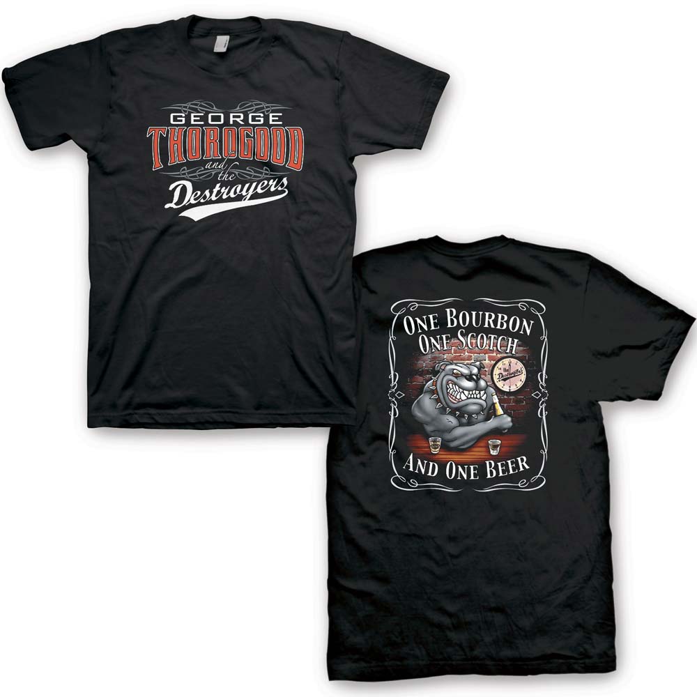 GEORGE THOROGOOD Powerful T-Shirt, One Bourbon