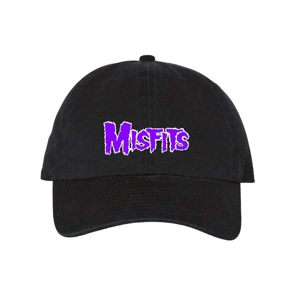 MISFITS Dad Hat, Purple Logo