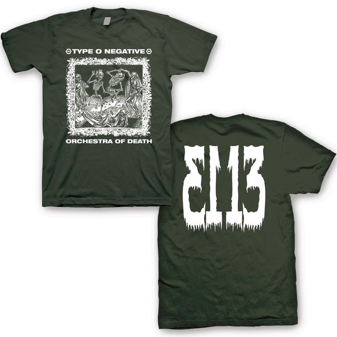 TYPE O NEGATIVE Powerful T-Shirt, Orchestra of Death