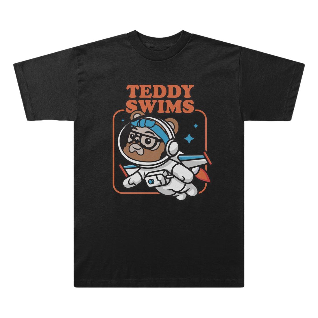 TEDDY SWIMS Powerful T-Shirt, Space Bear