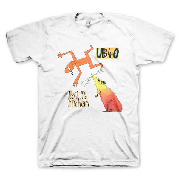UB40 Powerful T-Shirt, Rat in The Kitchen on White