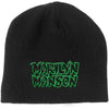 MARILYN MANSON Attractive Beanie Hat, Logo