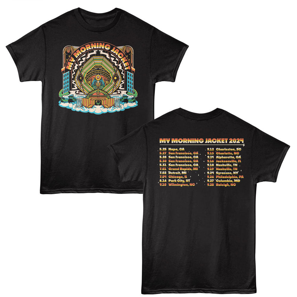 MY MORNING JACKET Eye-Catching T-Shirt, TOUR 2024
