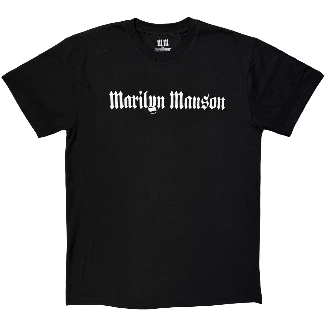 MARILYN MANSON Attractive T-Shirt, Logo Mono