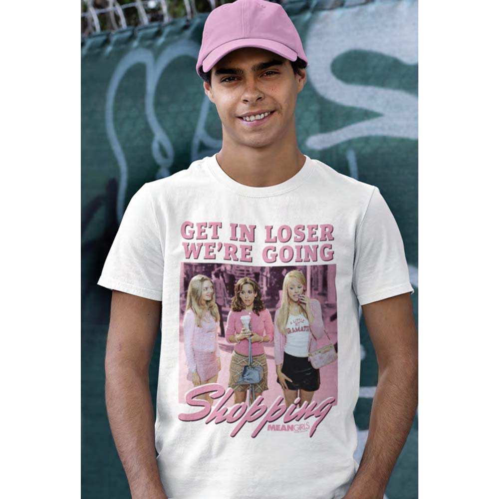 MEAN GIRLS Eye-Catching T-Shirt, GET IN LOSER