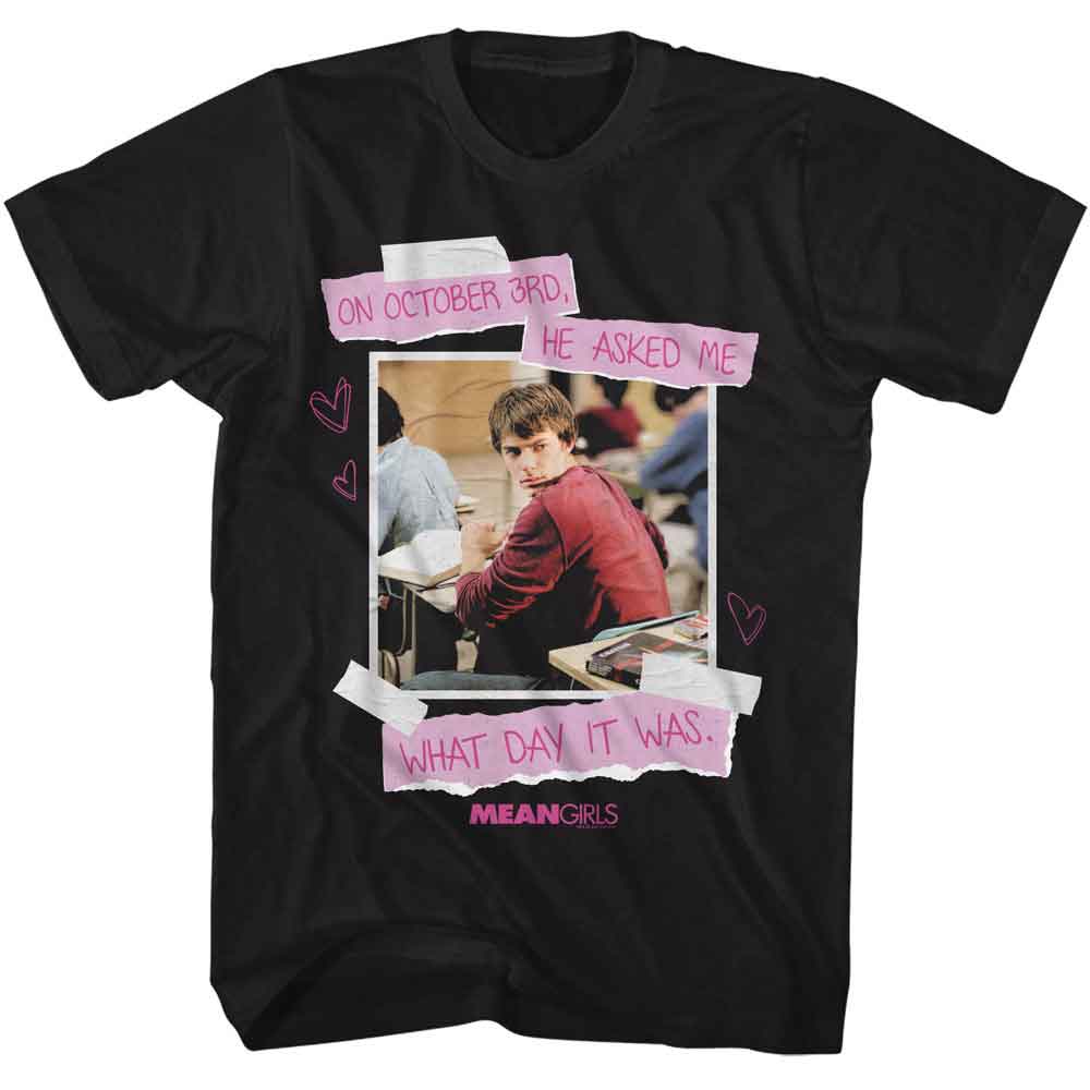 MEAN GIRLS Eye-Catching T-Shirt, OCTOBER 3RD