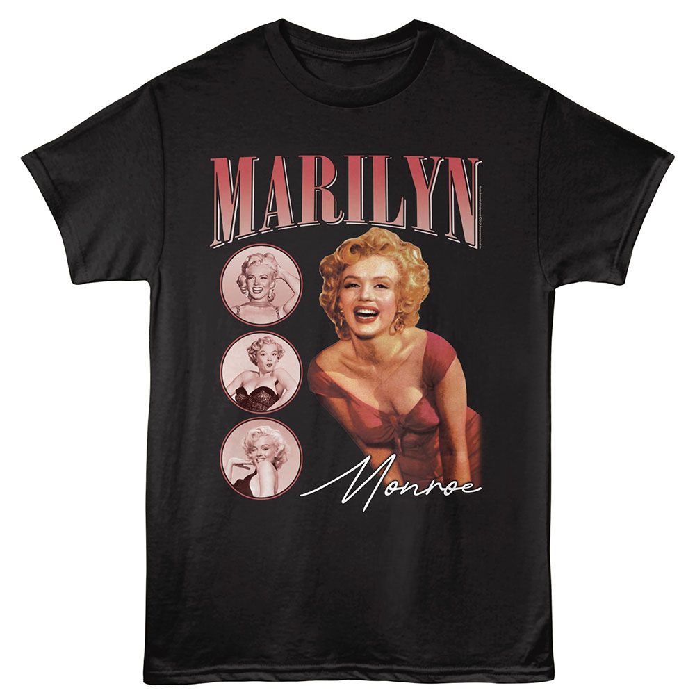 MARILYN MONROE Eye-Catching T-Shirt, 3 Circle Comp