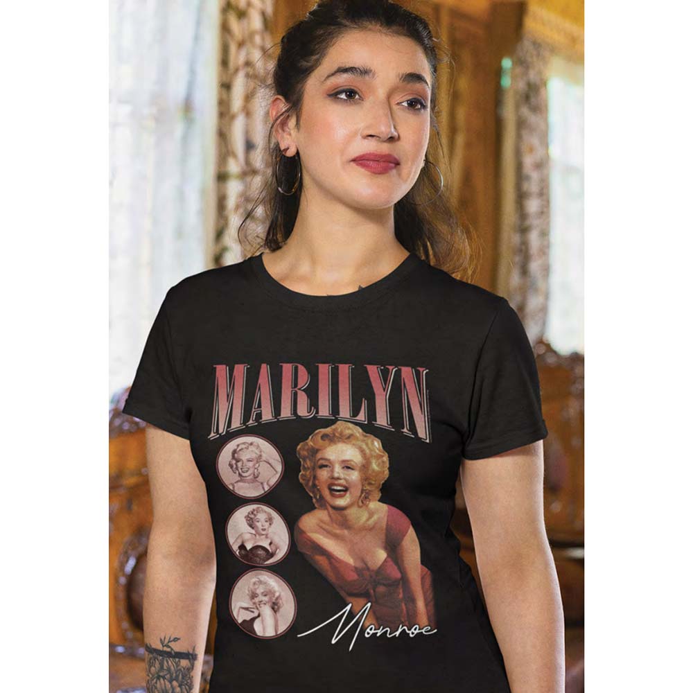 MARILYN MONROE Eye-Catching T-Shirt, 3 Circle Comp