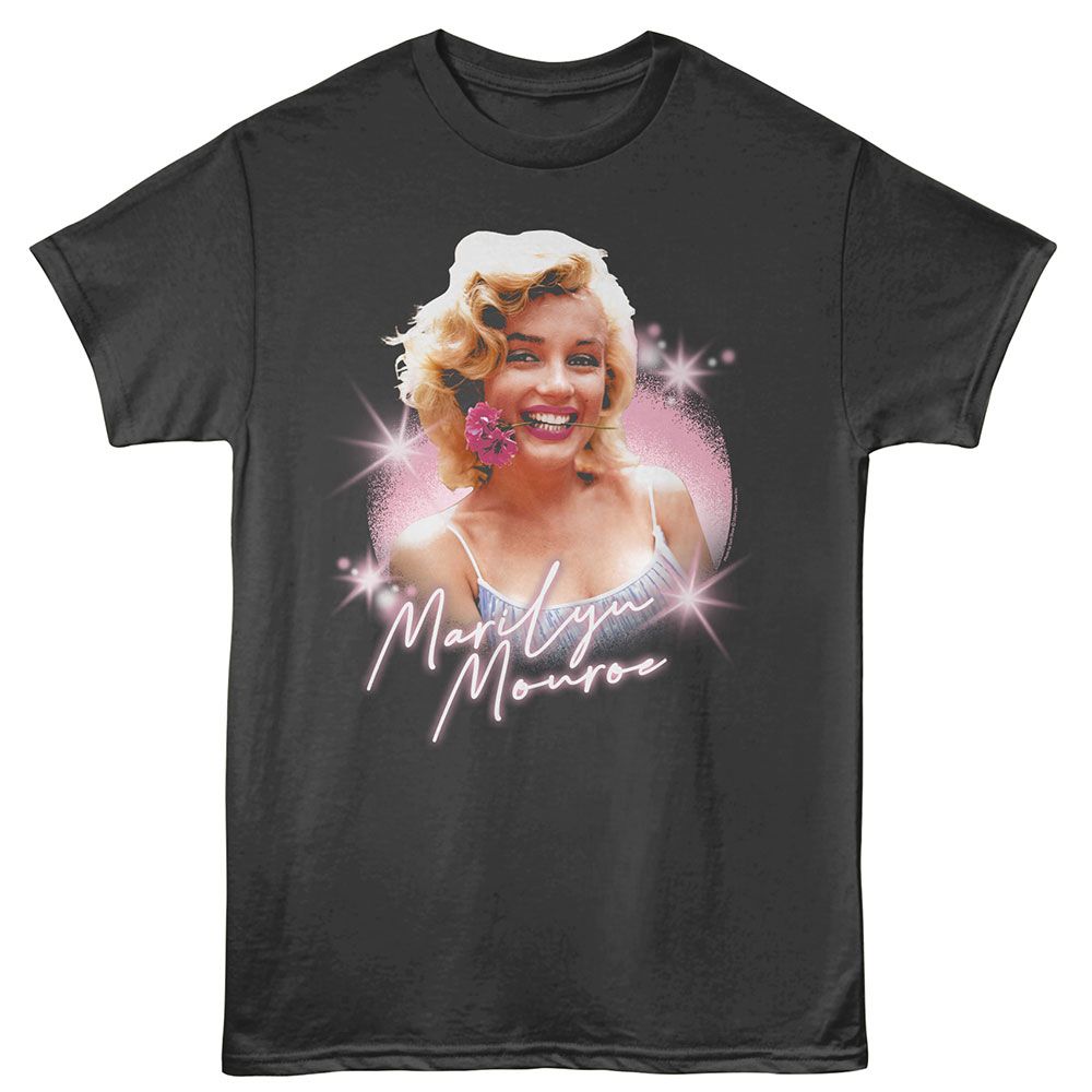 MARILYN MONROE Eye-Catching T-Shirt, Flower