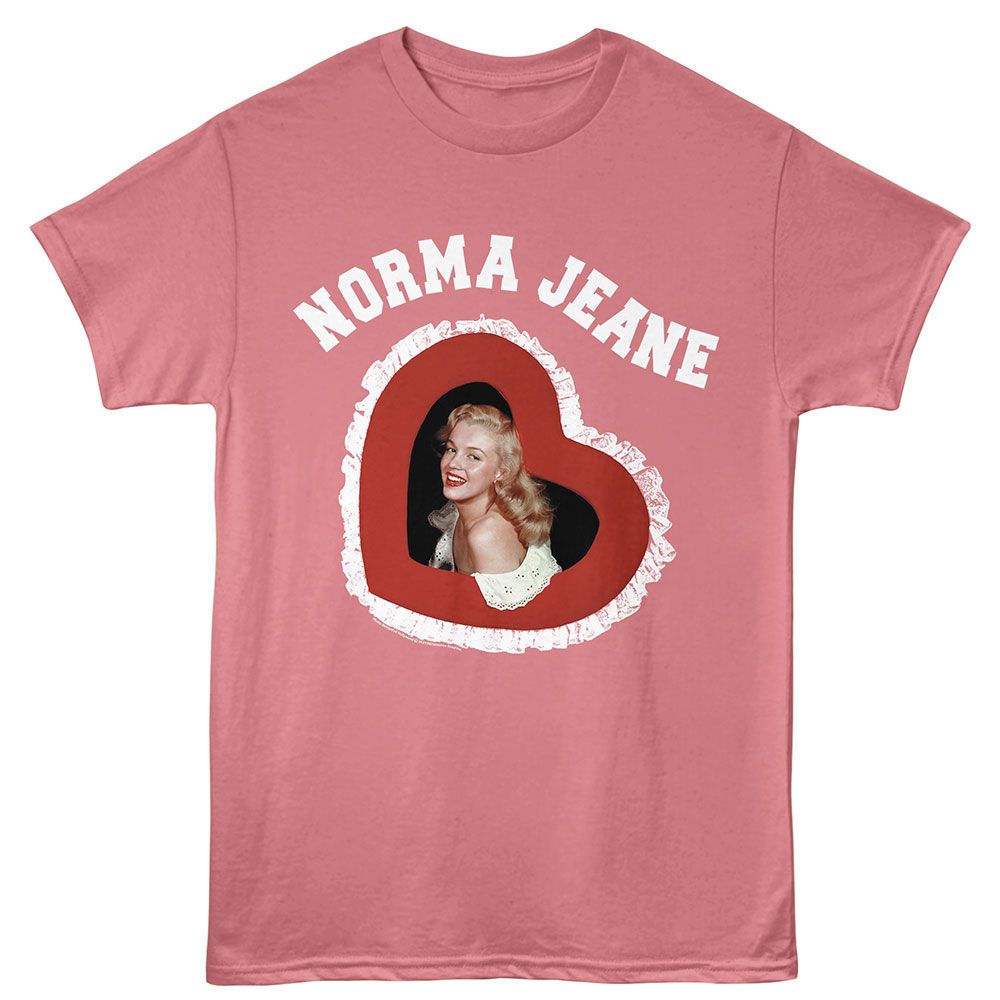 MARILYN MONROE Eye-Catching T-Shirt, Norma Heart