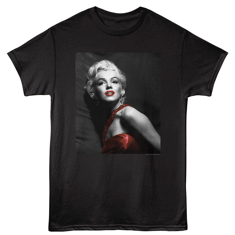 MARILYN MONROE Eye-Catching T-Shirt, BW Iconic Photo | Authentic Band Merch