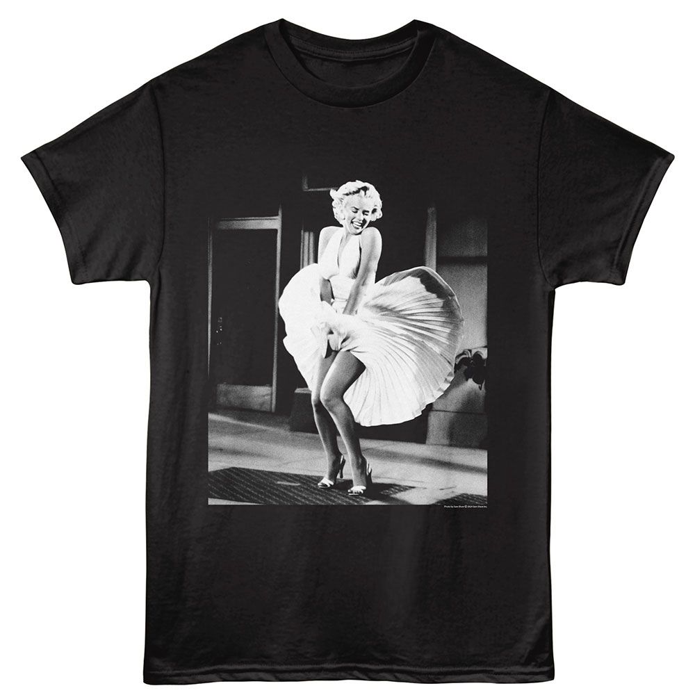 MARILYN MONROE Eye-Catching T-Shirt, BW Dress