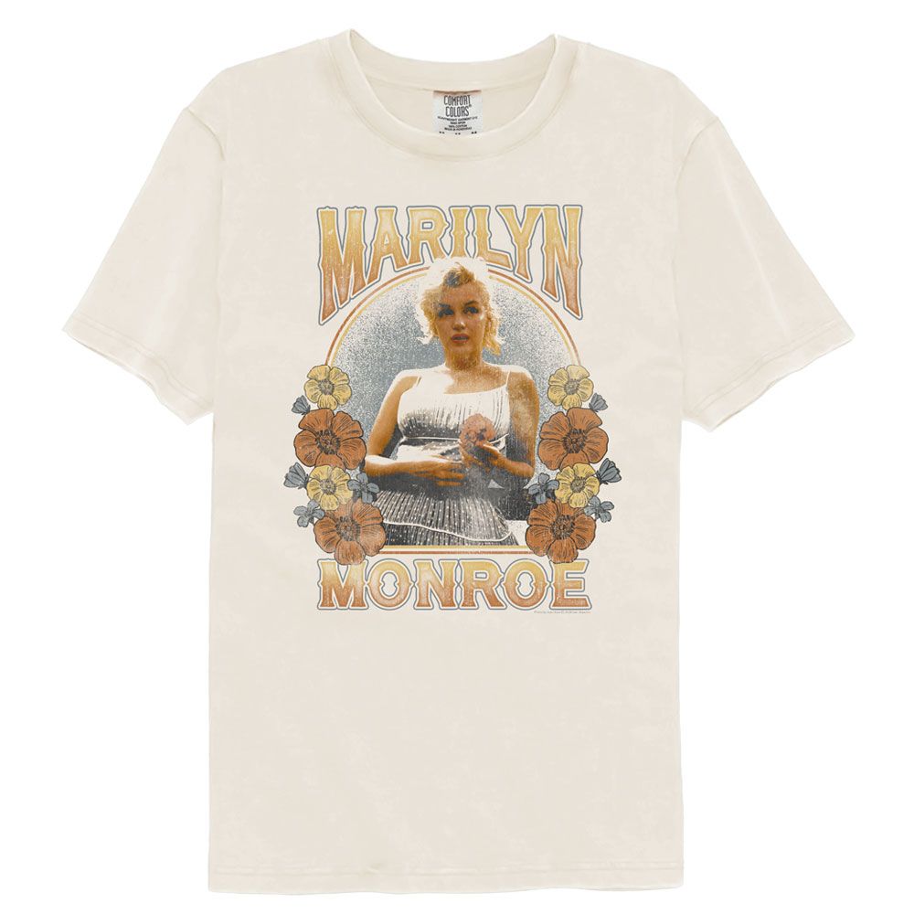 MARILYN MONROE Garment Dye T-Shirt, Floral