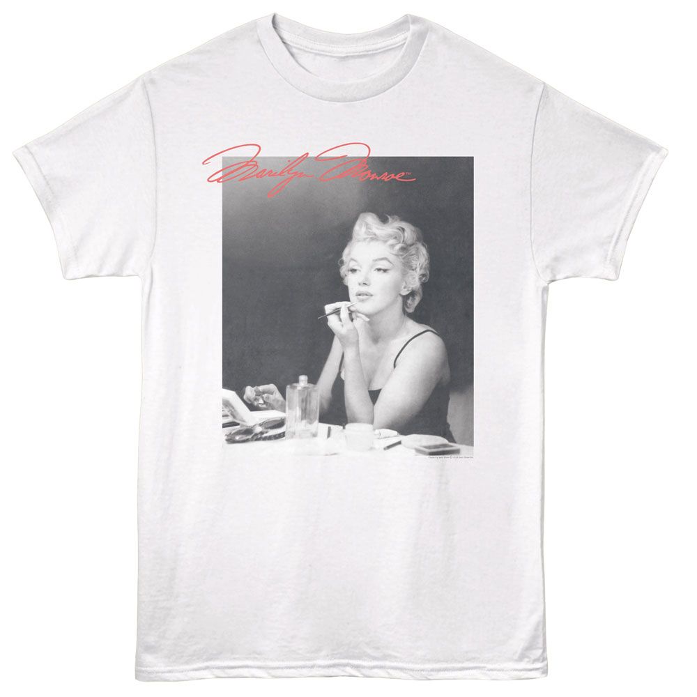 MARILYN MONROE Eye-Catching T-Shirt, Makeup Vanity