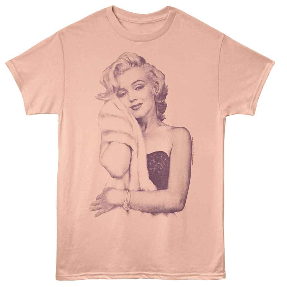 MARILYN MONROE Eye-Catching T-Shirt, FUR SNUGGLE