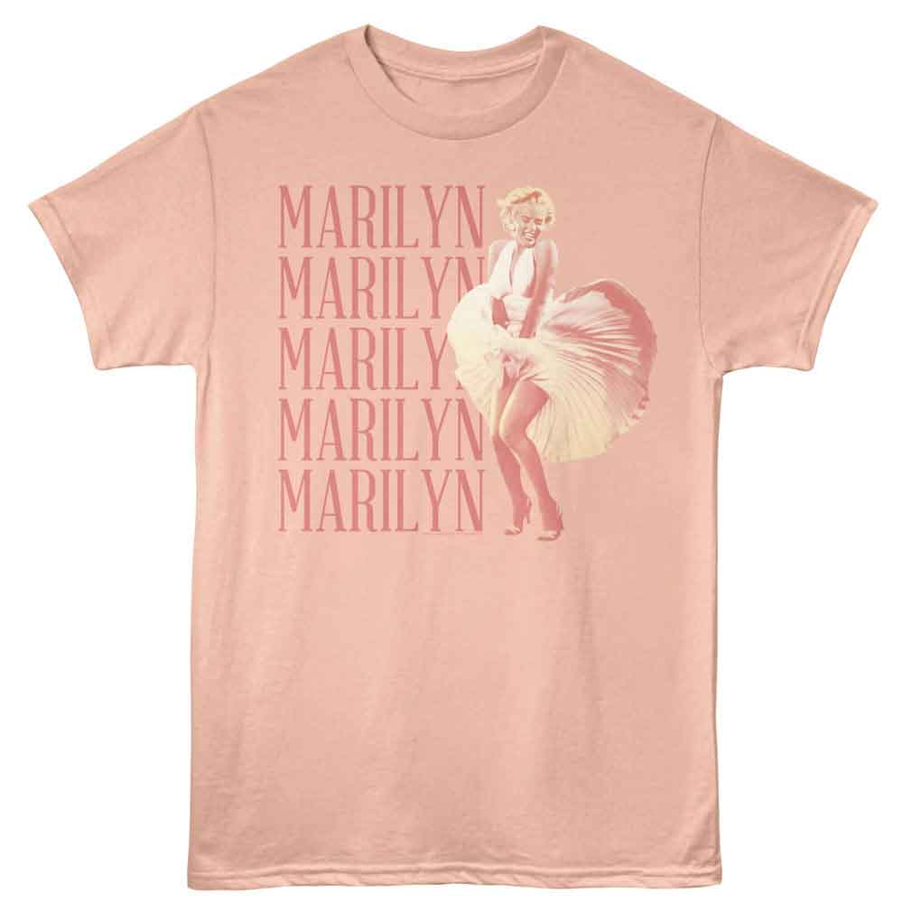 MARILYN MONROE Eye-Catching T-Shirt, SWEPT SKIRT