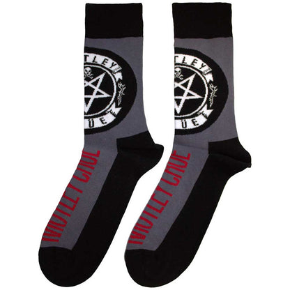 MOTLEY CRUE Unisex Ankle Socks, Pentagram Circle