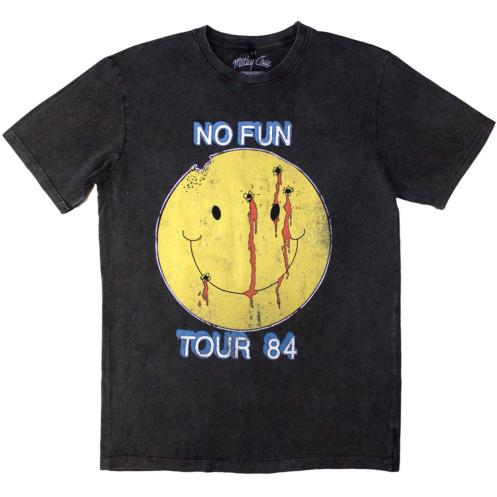MOTLEY CRUE Stone Wash T-Shirt, No Fun Tour &