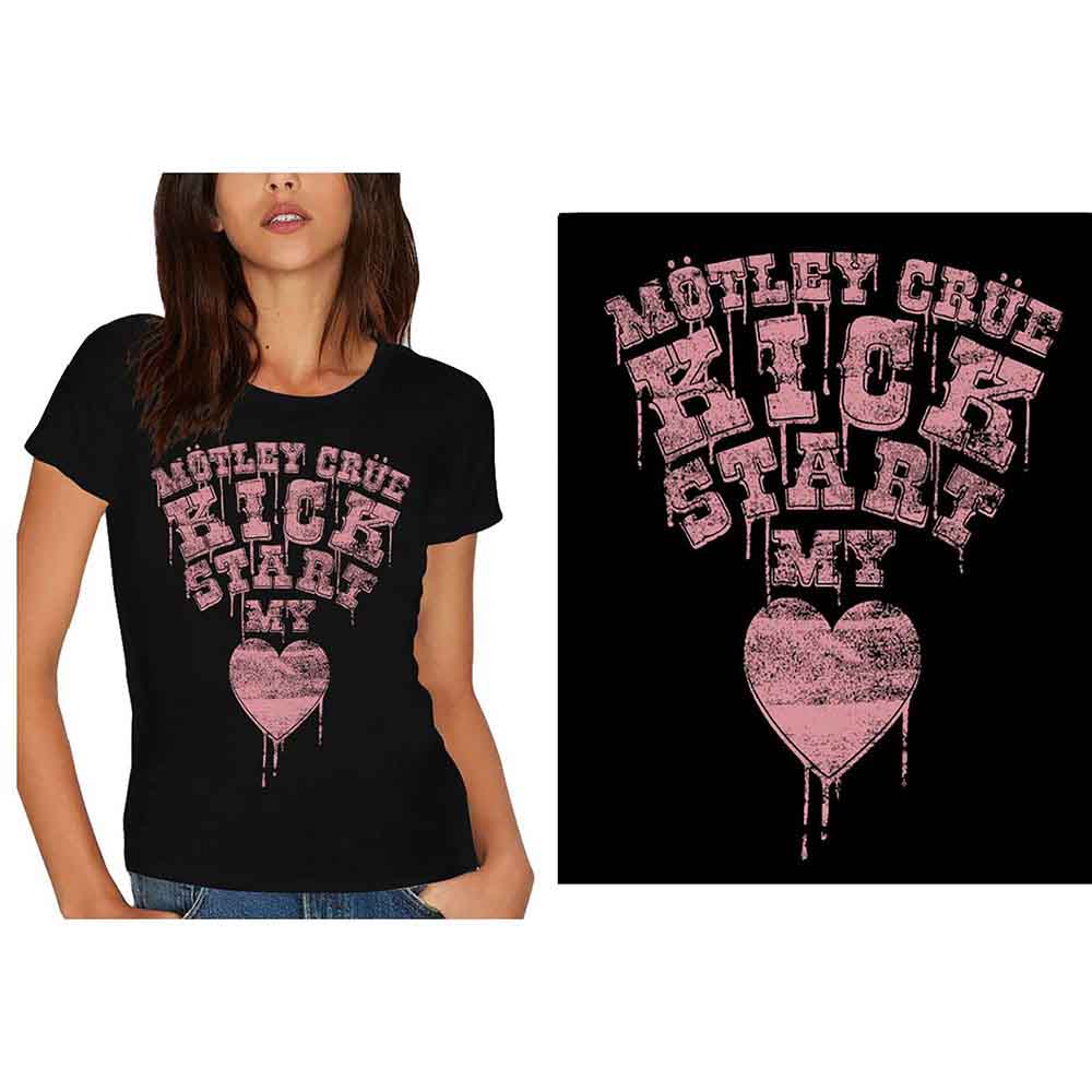 MOTLEY CRUE Attractive T-Shirt, Kick Start My Heart