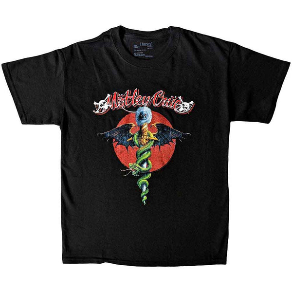 MOTLEY CRUE Attractive Kids T-shirt, Feelgood Red Circle