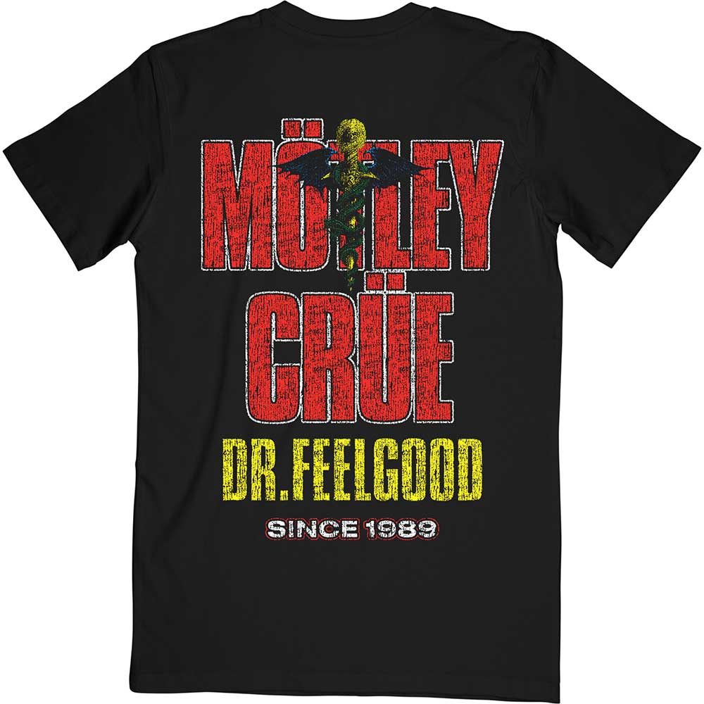 MOTLEY CRUE Attractive T-Shirt, Dr Feelgood Since 1989