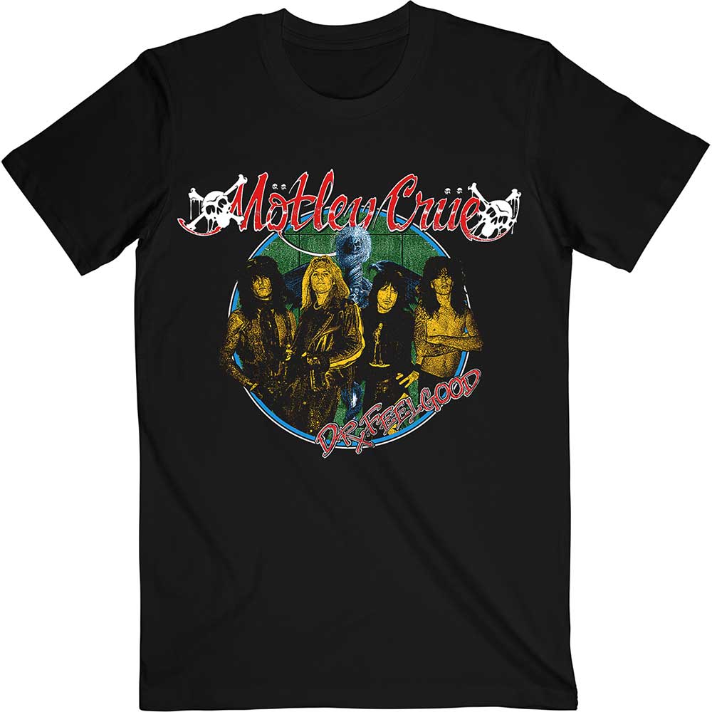 MOTLEY CRUE Attractive T-Shirt, Dr Feelgood Since 1989