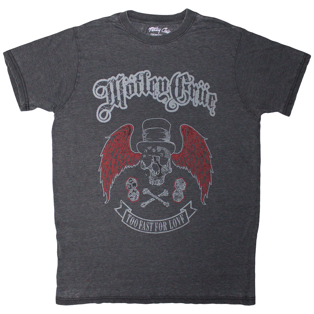 MOTLEY CRUE Attractive T-Shirt, Skull Wings