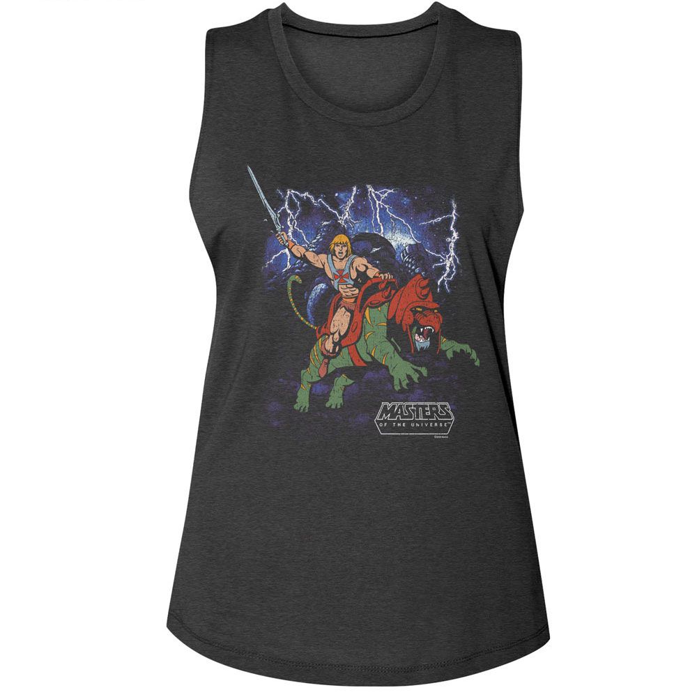 MASTERS OF THE UNIVERSE Muscle Tank Top, Battlecat Charge