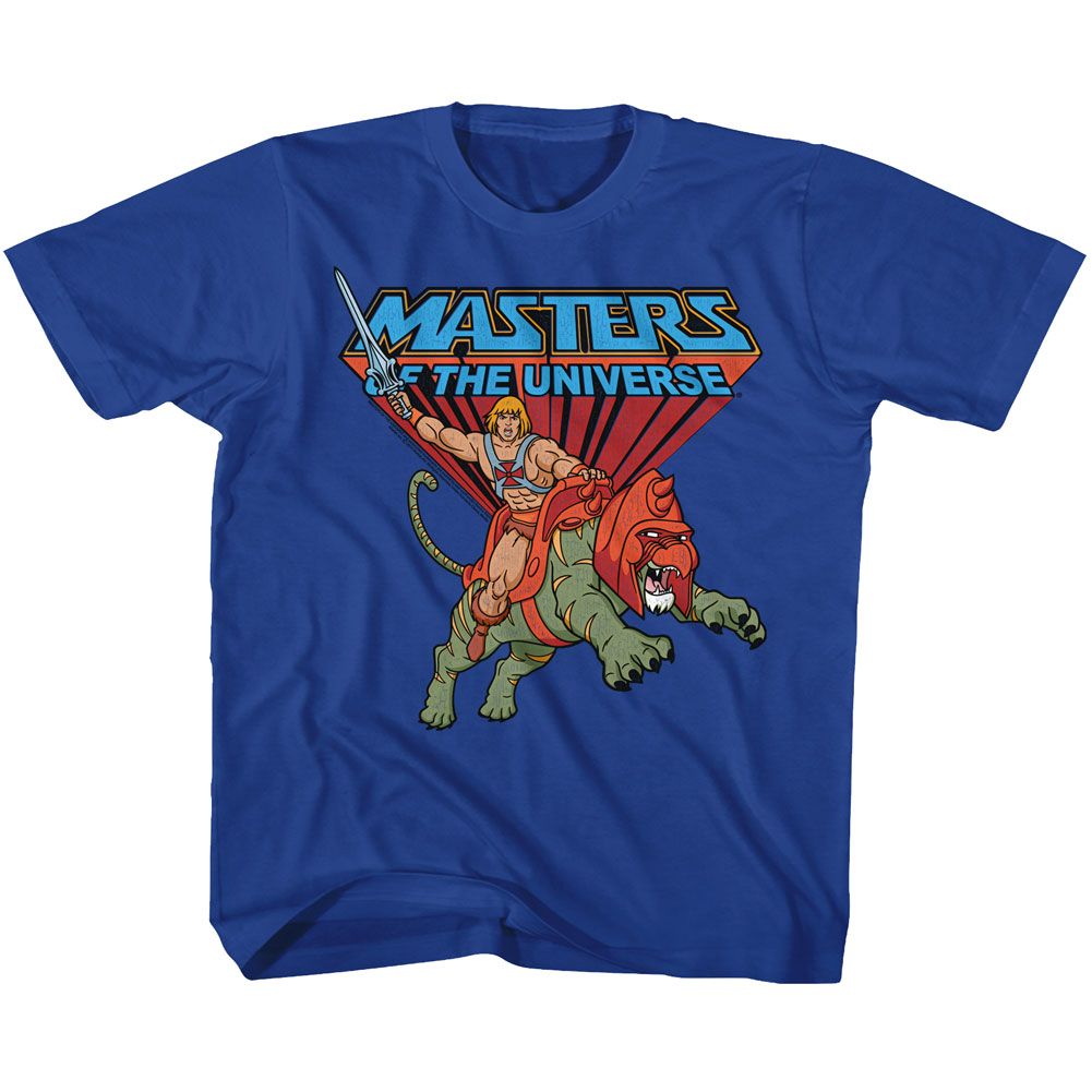 MASTERS OF THE UNIVERSE Kids T-Shirt, RIDE INTO BATTLE