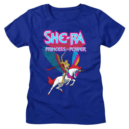 MASTERS OF THE UNIVERSE Ladies T-Shirt, SHE RA SWIFTWIND