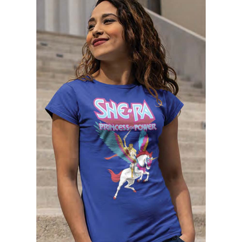 MASTERS OF THE UNIVERSE Ladies T-Shirt, SHE RA SWIFTWIND