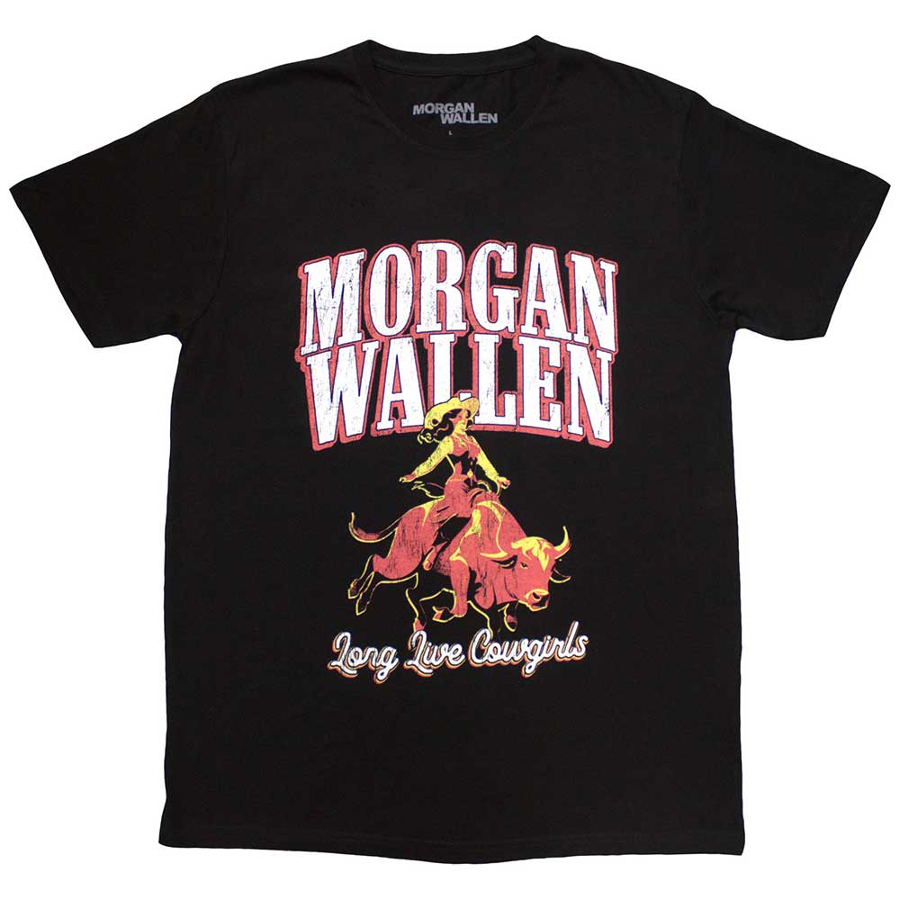 MORGAN WALLEN Attractive T-Shirt, Long Live Cowgirls