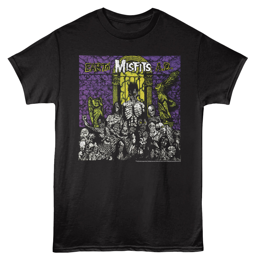 MISFITS Eye-Catching T-Shirt, Earth AD
