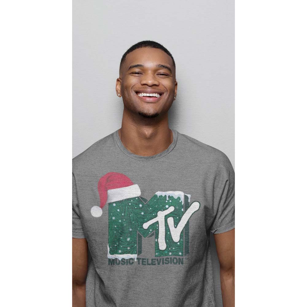 MTV Eye-Catching T-Shirt, Santa Hat