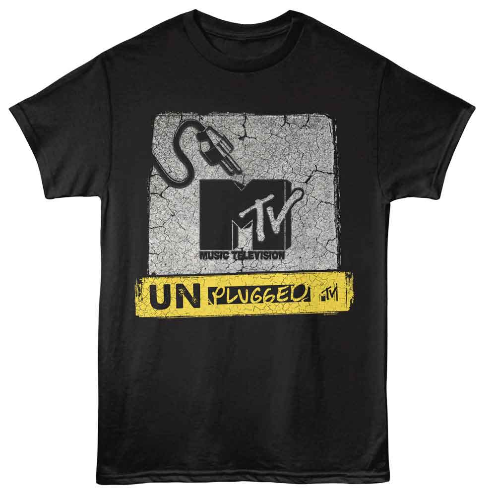 MTV Eye-Catching T-Shirt, CRACKED BACKGROUND