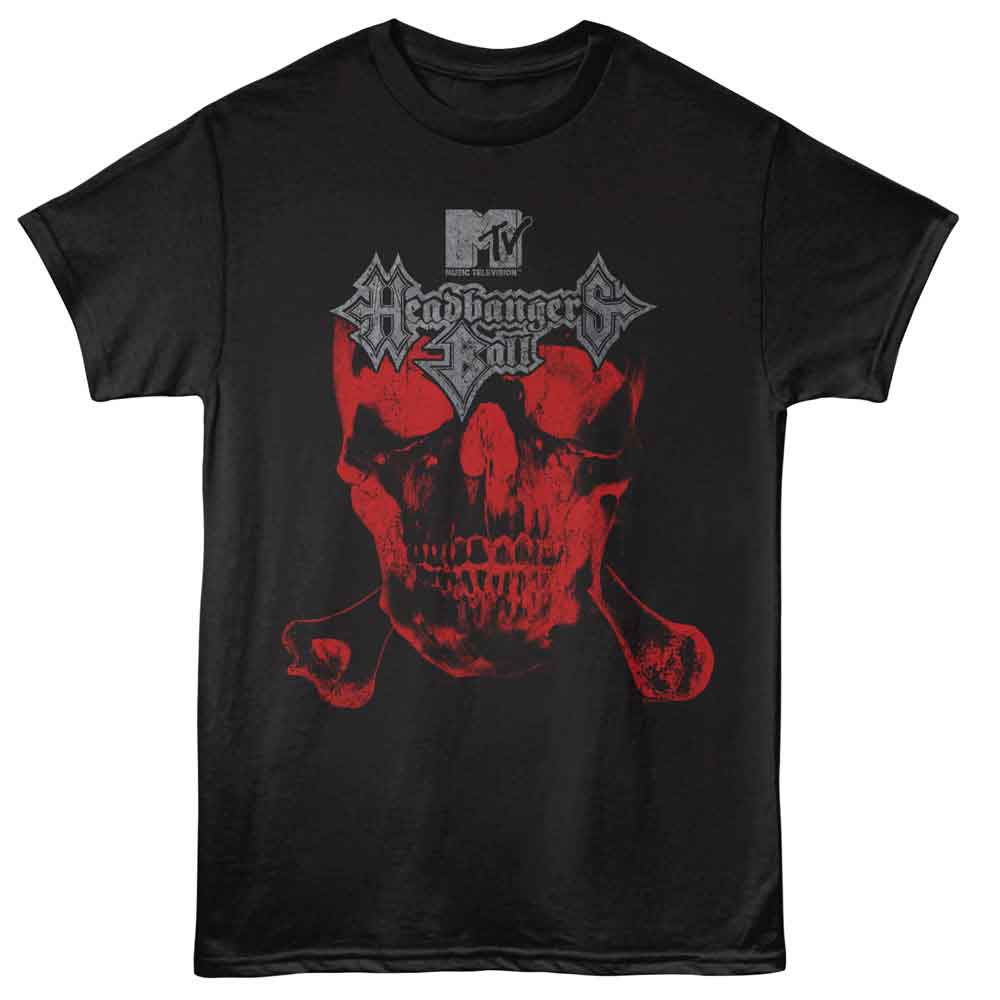MTV Eye-Catching T-Shirt, HEADBANGERS BALL SKULL