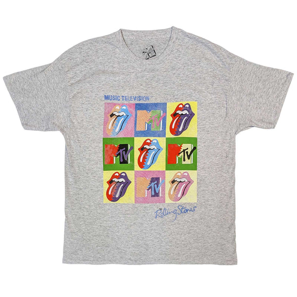 MTV Attractive T-Shirt, Rolling Stones Warhol Squares