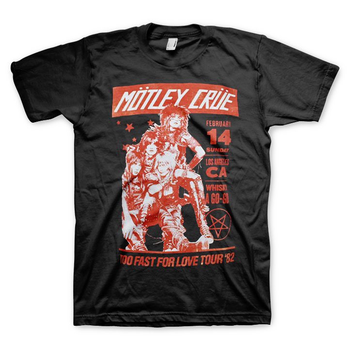 MOTLEY CRUE Top Tier T-Shirt, Whisky A Go Go