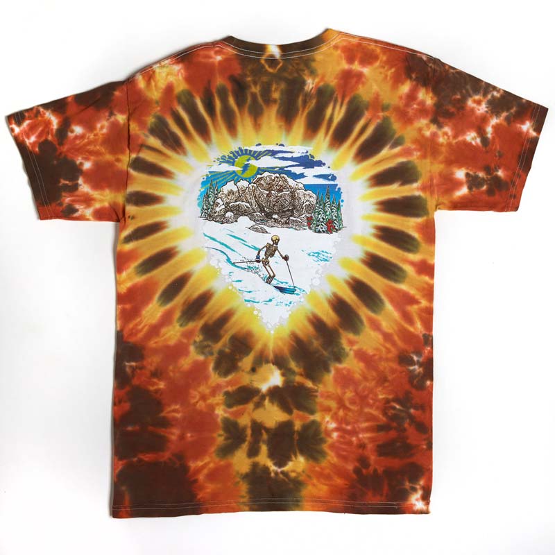 GRATEFUL DEAD Tie Dye T-Shirt, Mountain Bolt