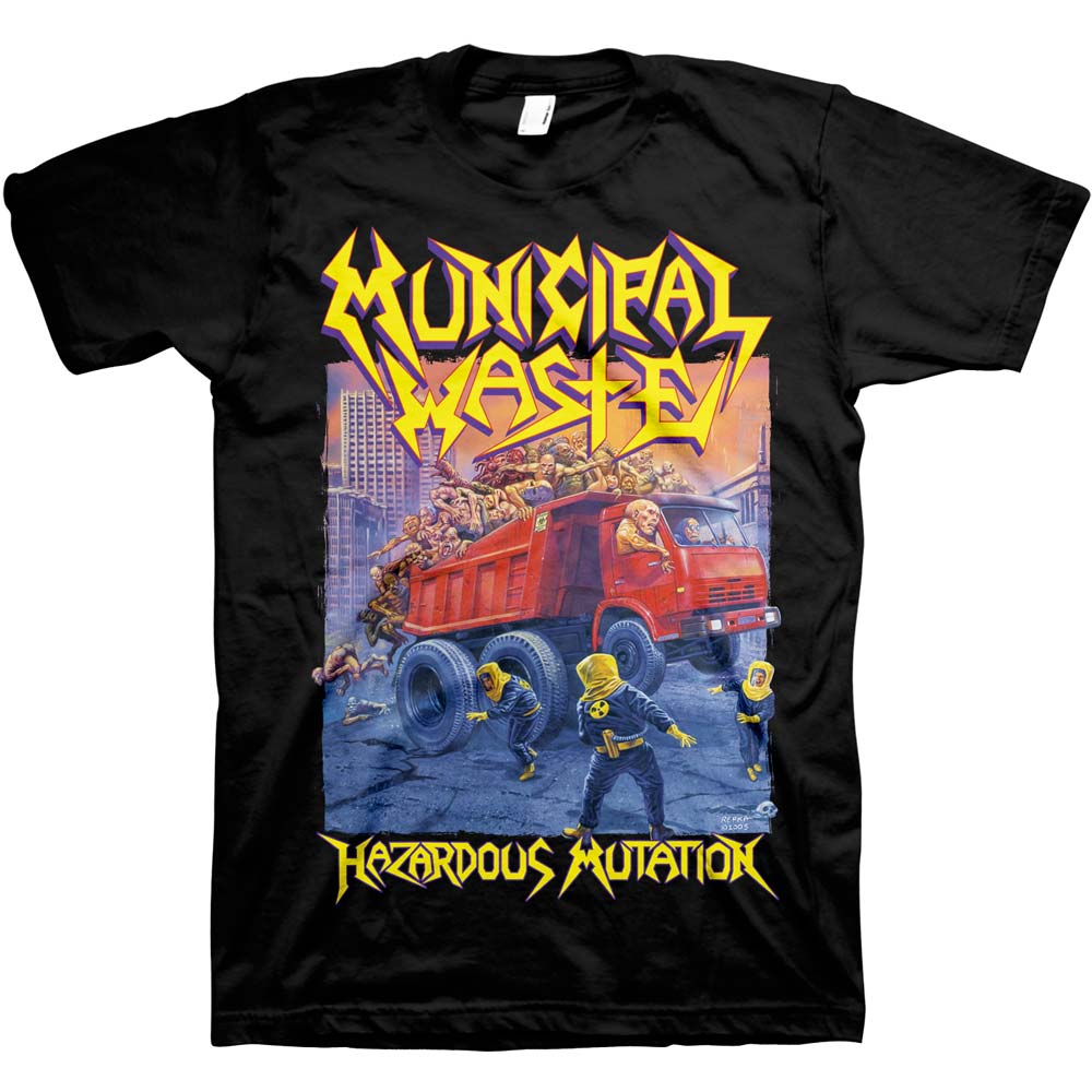 MUNICIPAL WASTE Powerful T-Shirt, Hazardous Mutations