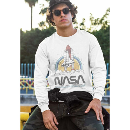 NASA Long Sleeve T-Shirt, Exploring Space Circles