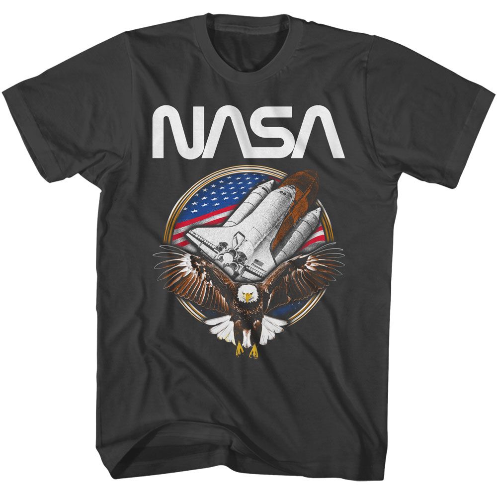 NASA Eye-Catching T-Shirt, EAGLE AND SHUTTLE