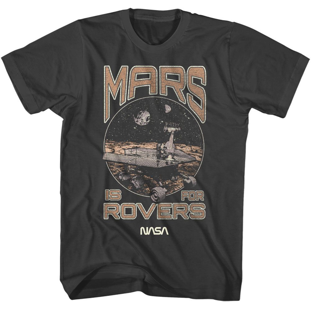 NASA Eye-Catching T-Shirt, MARS IS FOR ROVERS