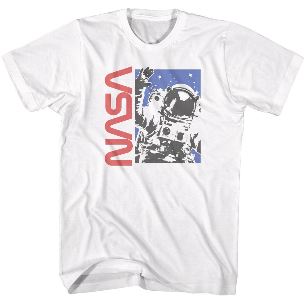 NASA Eye-Catching T-Shirt, WAVING ASTRONAUT